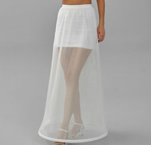 Load image into Gallery viewer, A-line Wedding Dress Underskirt, White Petticoat, One Hoop Skirt