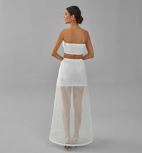 Load image into Gallery viewer, A-line Wedding Dress Underskirt, White Petticoat, One Hoop Skirt