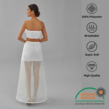Load image into Gallery viewer, A-line Wedding Dress Underskirt, White Petticoat, One Hoop Skirt