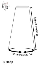 Load image into Gallery viewer, A-line Wedding Dress Underskirt, White Petticoat, One Hoop Skirt