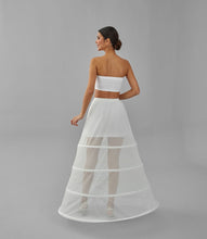 Load image into Gallery viewer, Charming White Petticoat for Wedding Gown, Four Hoop Skirt