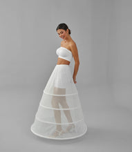 Load image into Gallery viewer, Charming White Petticoat for Wedding Gown, Four Hoop Skirt