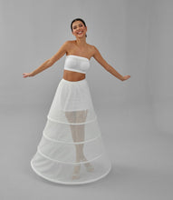Load image into Gallery viewer, Charming White Petticoat for Wedding Gown, Four Hoop Skirt