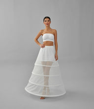 Load image into Gallery viewer, Charming White Petticoat for Wedding Gown, Four Hoop Skirt
