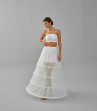 Load image into Gallery viewer, Charming White Petticoat for Wedding Gown, Four Hoop Skirt