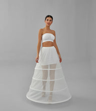 Load image into Gallery viewer, Charming White Petticoat for Wedding Gown, Four Hoop Skirt