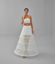 Load image into Gallery viewer, Charming White Petticoat for Wedding Gown, Four Hoop Skirt