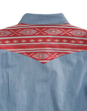 Load image into Gallery viewer, Tin Haul Aztec Yoke (Blue) - Women's Western Shirt