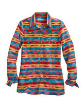 Load image into Gallery viewer, Tin Haul Retro Aztec (Pink) - Women's Western Shirt