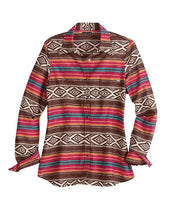 Load image into Gallery viewer, Tin Haul 2184 Aztec Blanket (Multi) - Women's Western Shirt