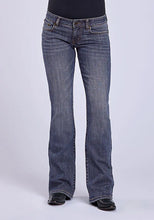 Load image into Gallery viewer, Tin Haul 280 Rosie Fit Long Horn Deco (Medium Wash) - Women's Bootcut Jeans