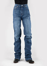 Load image into Gallery viewer, Tin Haul 525 Rachel Fit Horseshoe Pocket ( Denim Medium Wash )- Women's Jeans
