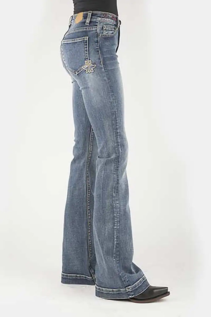 Tin Haul 595 Libby Fit Anvil and Hammer ( Denim Light Wash )- Women's Jeans