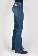Load image into Gallery viewer, Tin Haul 595 Libby Fit Anvil and Hammer ( Denim Dark Wash )- Women's Jeans