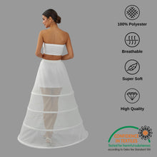 Load image into Gallery viewer, Charming White Petticoat for Wedding Gown, Four Hoop Skirt
