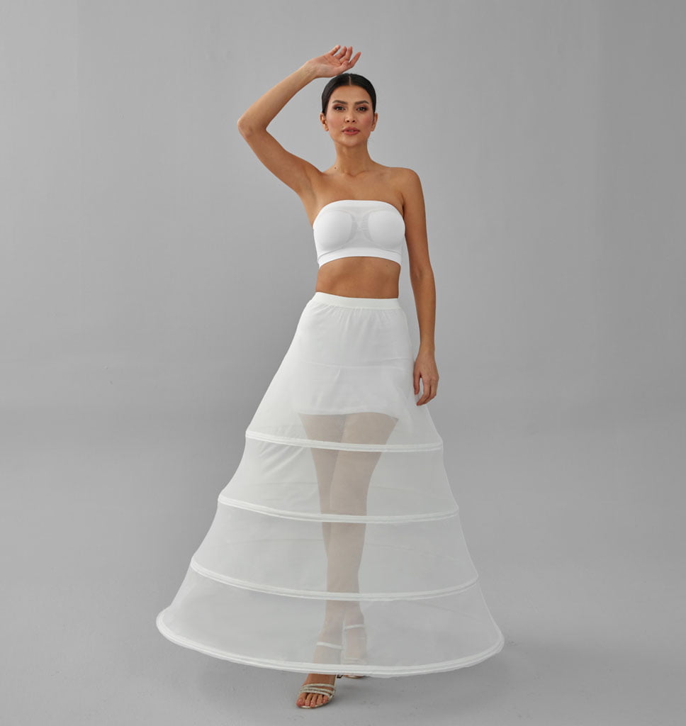 Hoop Skirt, Tulle Underskirt, Wedding Dress Underskirt, White Petticoat Skirt