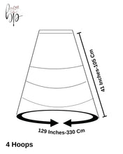 Load image into Gallery viewer, Hoop Skirt, Tulle Underskirt, Wedding Dress Underskirt, White Petticoat Skirt