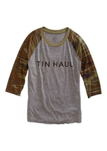 Load image into Gallery viewer, Tin Haul Script Screen Print (Green) - Men's Shirt