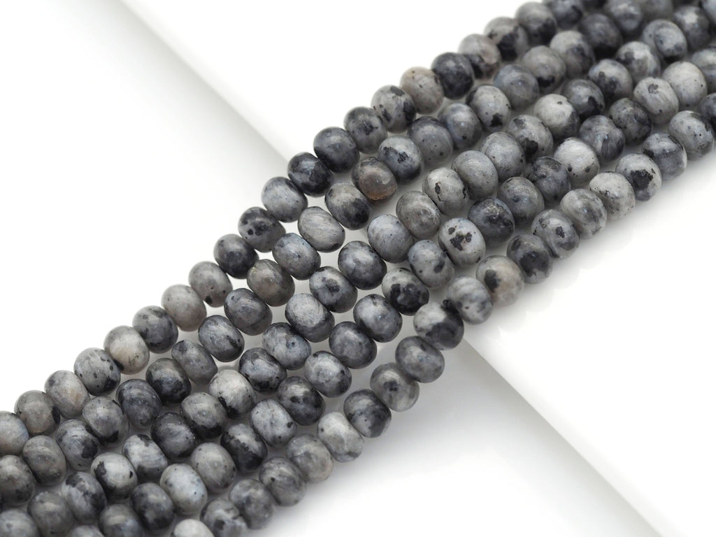 Genuine Lavikite Rondelle Smooth Beads, 4x6mm, Sku#U1422