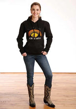 Load image into Gallery viewer, Tin Haul Night Sky Print (Black) - Women's Hoodie Sweatshirt