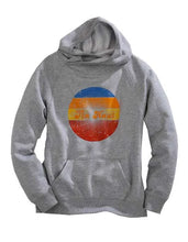 Load image into Gallery viewer, Tin Haul Multi Color Circle Logo (Grey) - Women's Hoodie Sweatshirt