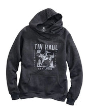 Load image into Gallery viewer, Tin Haul Bronco Print (Grey) - Women's Hoodie Sweatshirt