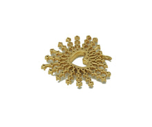 Load image into Gallery viewer, CZ Radical Heart with Sunburst Charm, Sku#L672