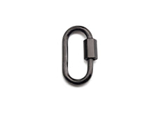 Load image into Gallery viewer, New Oval Shape Clasp, Carabiner Clasp, Gold/Silver/Rose Gold/ Gunmetal Screw Clasp, 16x28mm, sku#H255