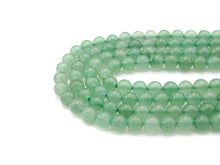 Load image into Gallery viewer, Quality Round Smooth Green Aventurine Beads, 6mm/8mm/10mm/12mm Green Aventurine Beads, 15.5'' Full Strand, UA182
