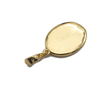 Load image into Gallery viewer, Enamel Colorful RE Alphabet On Oval Pendant/Charm, 13x18mm,sku#F1259C