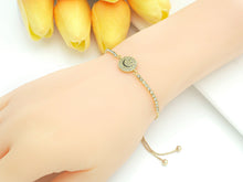Load image into Gallery viewer, CZ Clear Micro Pave Cute Smiley Face Connector, CZ Pave Find