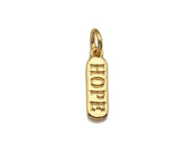 Load image into Gallery viewer, Dainty Gold Bar Pendant, Love happy chill mom bar, F1289