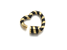 Load image into Gallery viewer, Colorful Enamel Pave Heart Shape Clasp, Gold Plated Screw Clasp, Carabiner Clasp, 21x22.6mm, sku#K77
