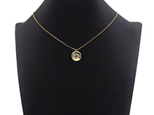 Load image into Gallery viewer, CZ Micro Pave Colorful Evil Eye On Round Coin Charms, 18k Dainty Gold Charms Pendant, Evil Eye Necklace Charms, 15x15mm, Sku#F1304