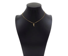 Load image into Gallery viewer, 18K Gold Bird Shape Pendant,CZ Bird Charm, Necklace Bracelet Charm Pendant,6x13mm,Sku#FH153