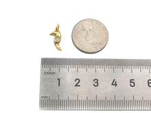 Load image into Gallery viewer, 18K Gold Bird Shape Pendant,CZ Bird Charm, Necklace Bracelet Charm Pendant,6x13mm,Sku#FH153