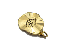 Load image into Gallery viewer, CZ Micro Pave Blue Evil Eye Charm, Sku#L370