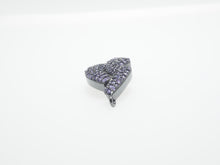 Load image into Gallery viewer, CZ Micro Pave Cobalt/Fuchsia/Violet Amethyst/Turquoise/Black Lip Connector, CZ Pave Connector Gumental, 13x30mm sku#BY032/E191