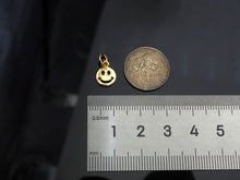 Load image into Gallery viewer, 18K Dainty Gold Cute Smiley Face Shape Pendant/Charm,Smiley