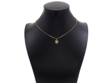 Load image into Gallery viewer, CZ Micro Pave Radiate Flower Shape Pendant,18K Dainty Gold Charm, Necklace Bracelet Charm Pendant,9x12mm,Sku#FH154