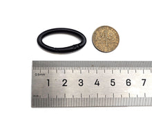 Load image into Gallery viewer, Colorful Enamel Oval Spring Clasp, Easy open Spring Gate, Black/Yellow/Pink/White/Blue/Green/Brown Spring Gate, 16x31mm, Sku#K138