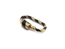 Load image into Gallery viewer, Colorful Enamel Pave Oval Shape Clasp, Carabiner Clasp, 11x25mm, sku#H161