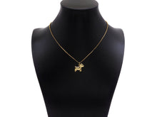 Load image into Gallery viewer, 18K Dainty Gold Cute Puppy Shape Pendant, Sku#F1390C