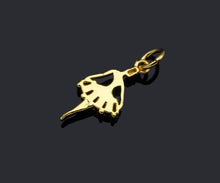 Load image into Gallery viewer, CZ Micro Pave Ballet Dancer Shape Pendant,18K Dainty Gold Dancing Girl Charm, Necklace Bracelet Charm Pendant,8x16mm,Sku#FH155