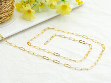 Load image into Gallery viewer, 4x11mm Small Size Paper Clip Chain by Yard,SKU#E503