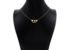 Load image into Gallery viewer, 18K Dainty Gold Hand Cuff Shape Connector, Necklace Bracelet Links,11x15mm, Sku#LD26