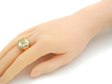 Load image into Gallery viewer, CZ  Love Word On Octagon Shape Adjusatble Ring, Sku#X200
