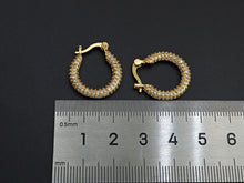 Load image into Gallery viewer, CZ Huggies Hoop Earrings, Sku#J241
