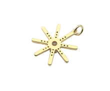 Load image into Gallery viewer, CZ Micro Pave North Star Shape Pendant/Charm, 14K Gold Filled Star Charm, Necklace Bracelet Charm Pendant,18x21mm,Sku#LX01