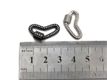 Load image into Gallery viewer, CZ Pave Heart Shape Clasp, CZ Pave Link Clasp, Gold/Rose Gold/Sliver/Gunmetal Heart Clasp, 13x23mm, sku#H188